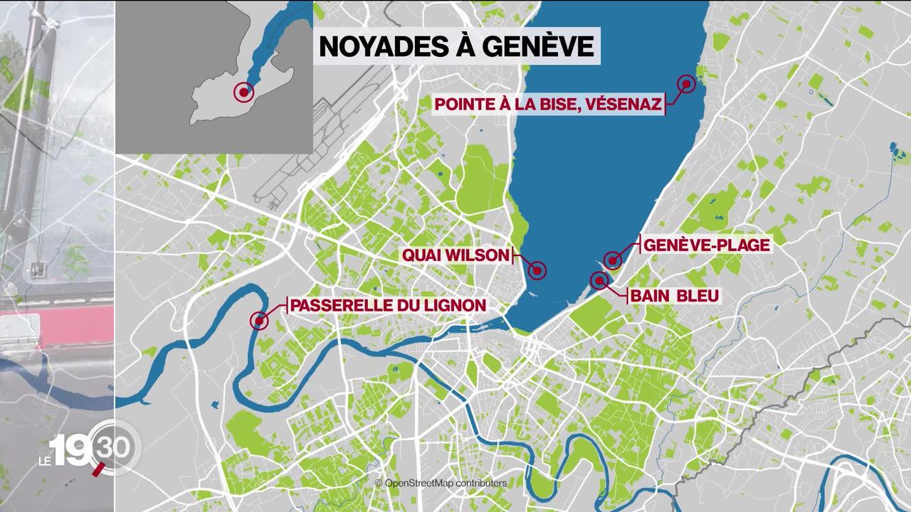 Cinq noyades ont eu lieu en une semaine à Genève