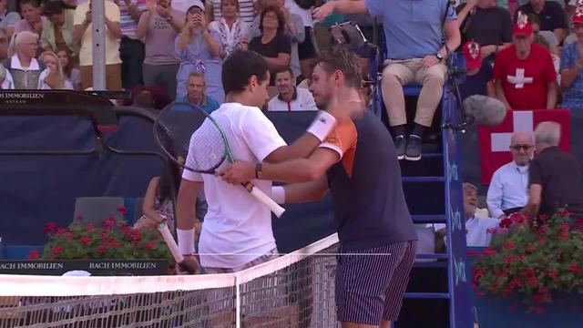 1-8e, S. Wawrinka (SUI) - J. Munar (ESP) (6-7; 1-6): le Vaudois s'incline et ne retrouvera pas les quarts à Gstaad