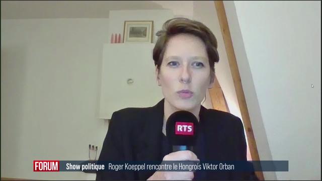 L'UDC Roger Köppel a rencontré le Premier ministre hongrois Viktor Orbán à Zurich