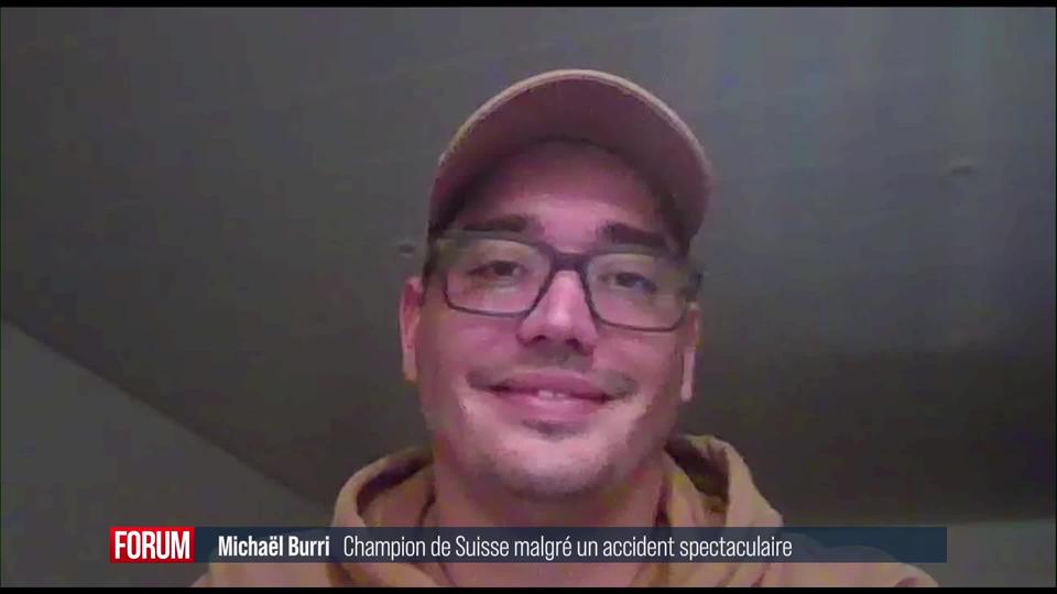 L’invité sport - Michaël Burri, nouveau champion suisse des rallyes malgré un accident spectaculaire