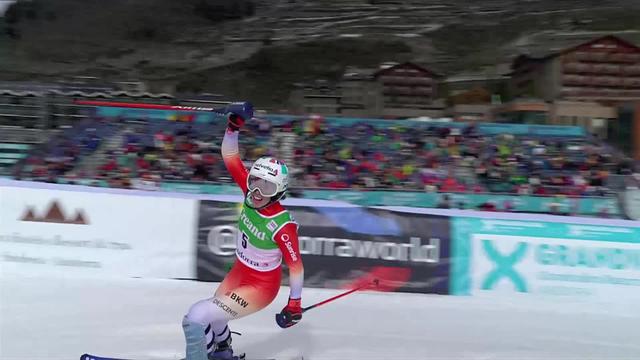 Soldeu (AND), slalom dames, 2e manche: Michelle Gisin (SUI) termine au pied du podium