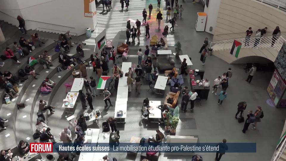 Occupation de l’EPFL par des étudiants pro-Palestine