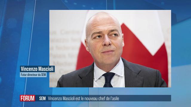 Portrait de Vincenzo Mascioli, nouveau directeur du Secrétariat d'Etat aux migrations