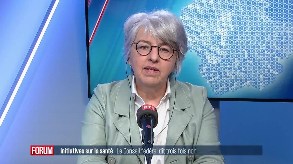 Le Conseil fédéral entre en campagne contre les trois initiatives sur la santé: interview d’Elisabeth Baume-Schneider