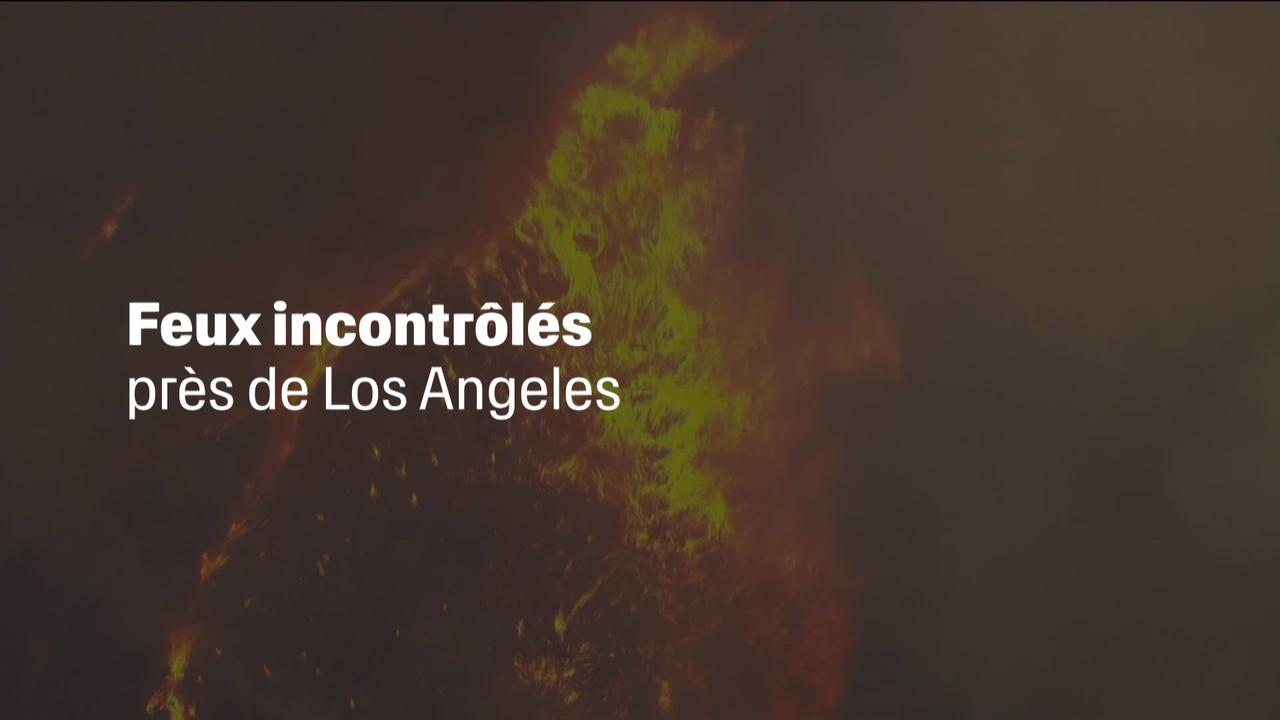 Feux incontrôlés en Californie, près de Los Angeles