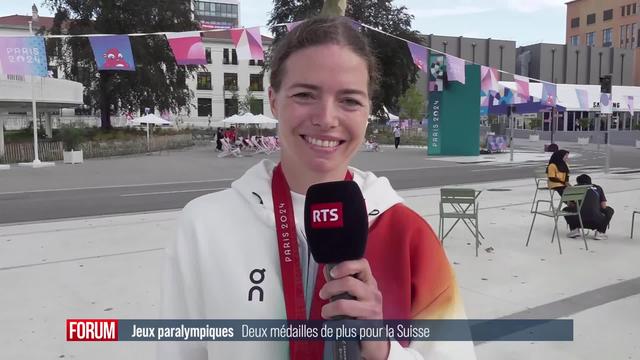 Jeux paralympiques: la Genevoise Celine van Till remporte l’argent lors de l’épreuve du contre-la-montre, sa réaction (vidéo)