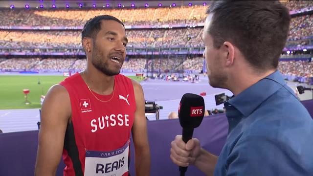 200m, séries messieurs: l'interview de William Reais (SUI) après sa course