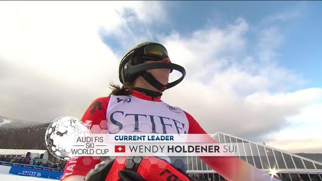 Killington (USA), slalom dames, 2e manche: Wendy Holdener (SUI) signe le meilleur temps de manche