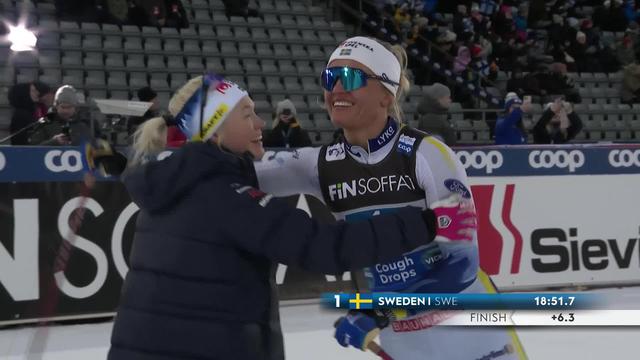 Lahti (FIN), sprint par équipes dames: les Suédoises s'imposent devant les Finlandaises et les Allemandes