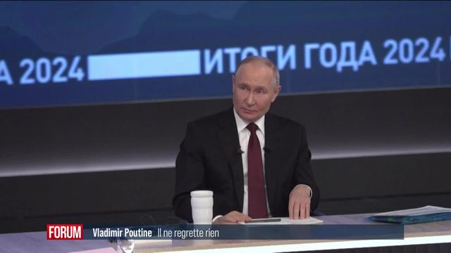 Syrie, Ukraine, inflation: Vladimir Poutine se prête à sa traditionnelle séance de questions-réponses