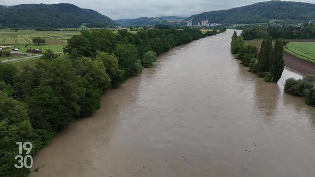 Les fortes précipitations de ces derniers jours ont provoqué des inondations et des glissements de terrain en Suisse orientale