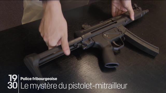 Un pistolet-mitrailleur de la police fribourgeoise et ses munitions ont mystérieusement disparu depuis plus d’un an