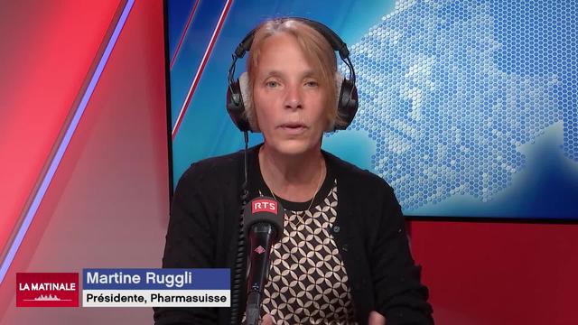 Nouvelles mesures contre la pénurie de médicaments en Suisse: interview de Martine Ruggli-Ducrot (vidéo)