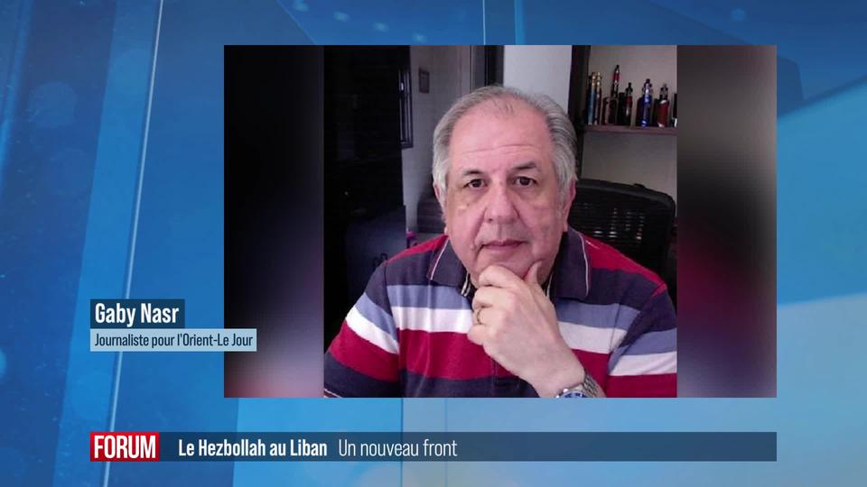 Le Hezbollah au Liban, le nouveau front contre Israël: interview de Gaby Nasr