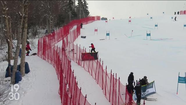 Mikaela Shiffrin a chuté lors de la deuxième manche du Géant de Killington, aux Etats-Unis