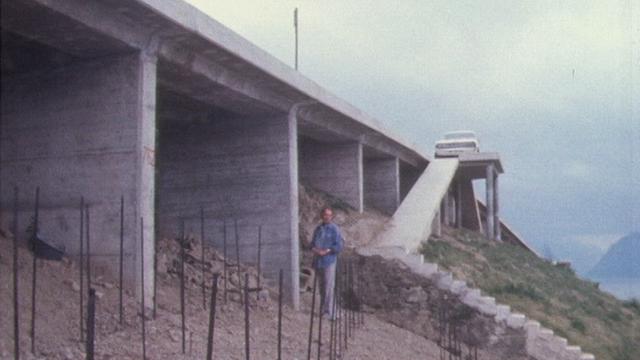 Routes en béton dans le Lavaux