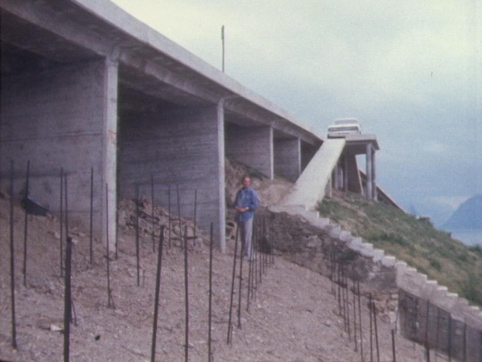 Routes en béton dans le Lavaux