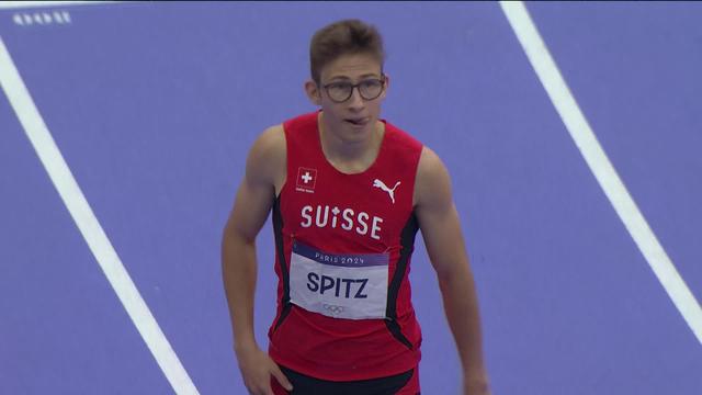 400m, séries: le Zurichois Lionel Spitz devra passer par les repêchages