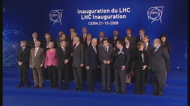 Inauguration du LHC à Meyrin