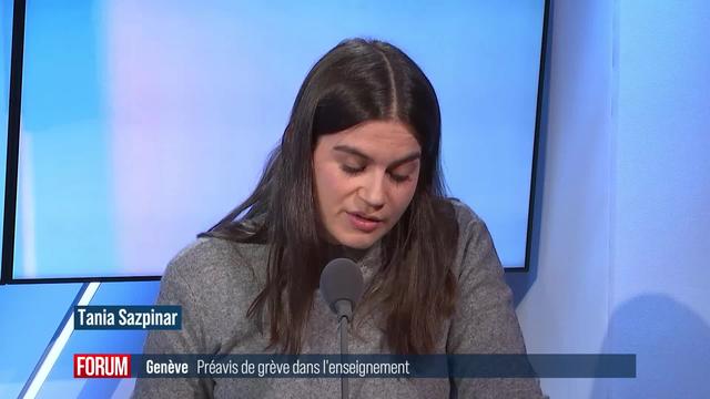 L’enseignement genevois annonce un préavis de grève pour le mois de février (vidéo)