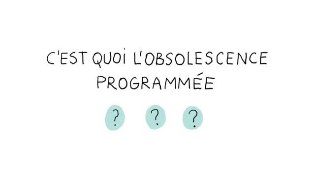 C'est quoi l'obsolescence programmée? Les explications d'"1 jour, 1 question". [1 jour, 1 actu]