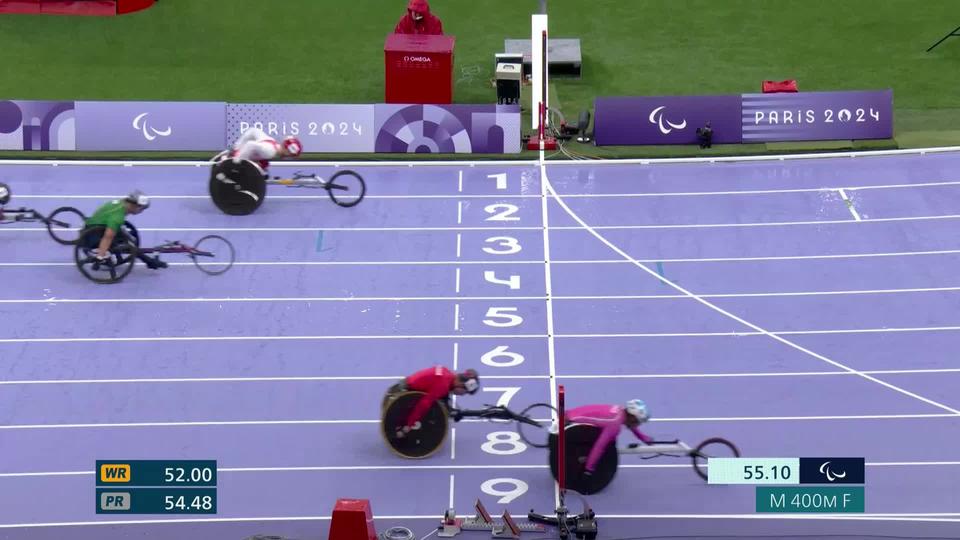 Paralympiques, athlétisme, finale 400m messieurs: Fabian Blum (SUI) décroche une belle 5e place pour ses premiers Jeux Paralympiques