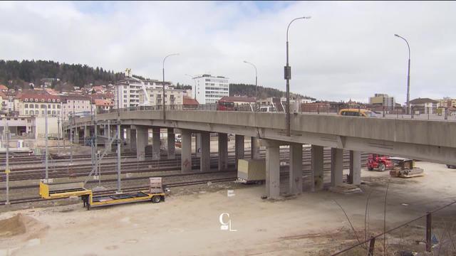 Une année et demie pour reconstruire le Grand-Pont de La Chaux-de-Fonds (NE). Un ouvrage important pour un chantier express