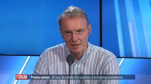 Le taux de suicides en prison est supérieur en Suisse: interview d’Hans Wolff