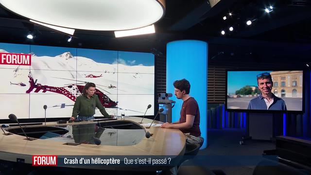 Crash d’hélicoptère en Valais: interview de Pascal Gaspoz