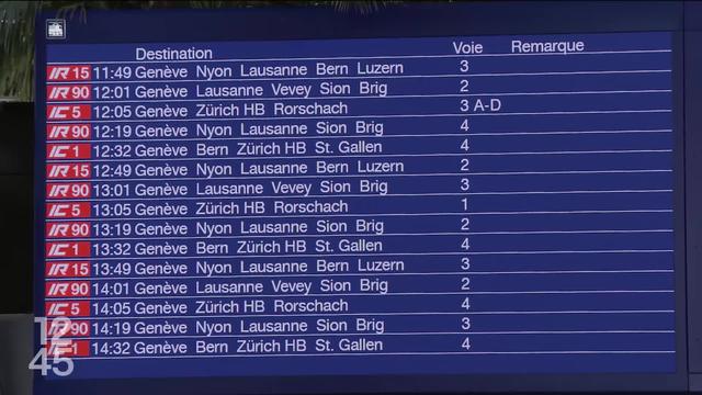 Le futur horaire CFF en vigueur le 15 décembre constitue le plus grand changement d’horaire en Suisse romande depuis Rail 2000