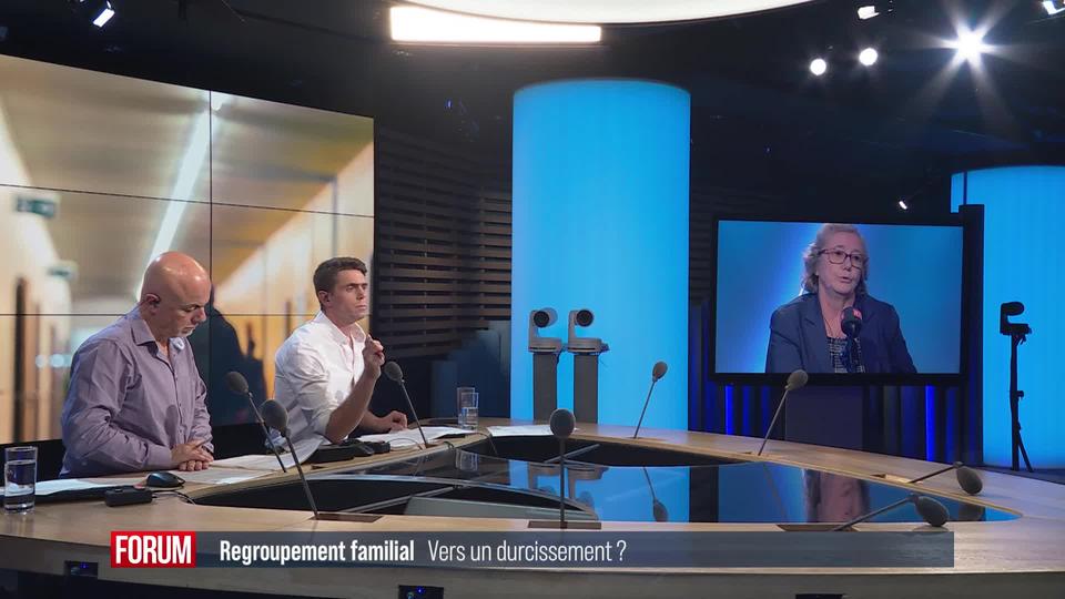 Durcissement des conditions du regroupement familial: débat entre Laurence Fehlmann Rielle et Philippe Nantermod