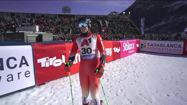 Sölden (AUT), géant messieurs, 1re manche: le passage de Livio Simonet (SUI)