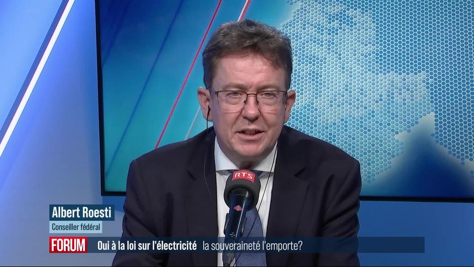 La votation sur la loi l’électricité a été acceptée par le peuple: interview d'Albert Rösti (vidéo)