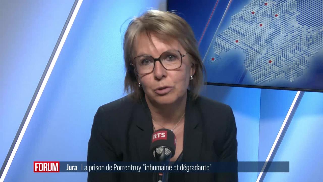 La prison de Porrentruy jugée "inhumaine et dégradante": interview de Nathalie Barthoulot