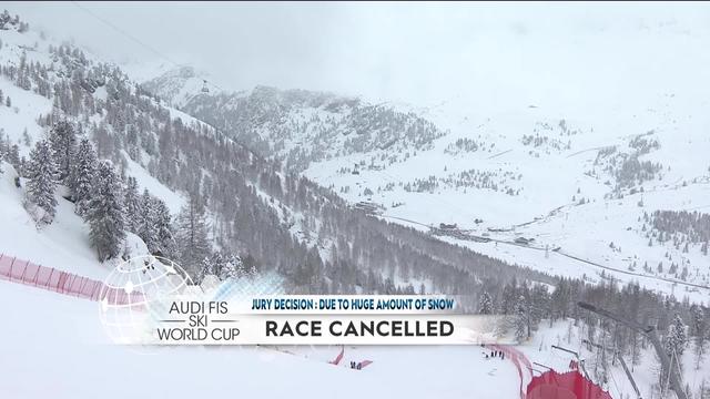 Val di Fassa (ITA), Super-G dames: course annulée en raison de la météo