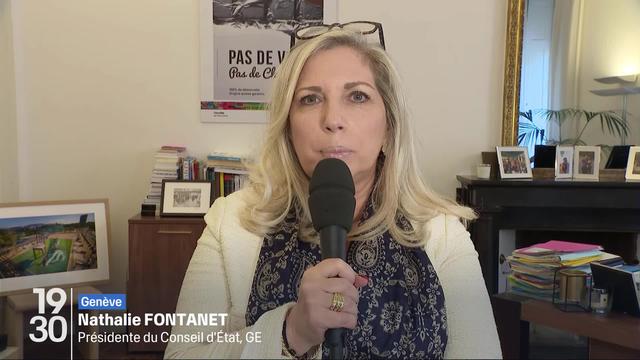 La présidente du Conseil d'État genevois Nathalie Fontanet revient sur le scandale autour de Fabienne Fischer