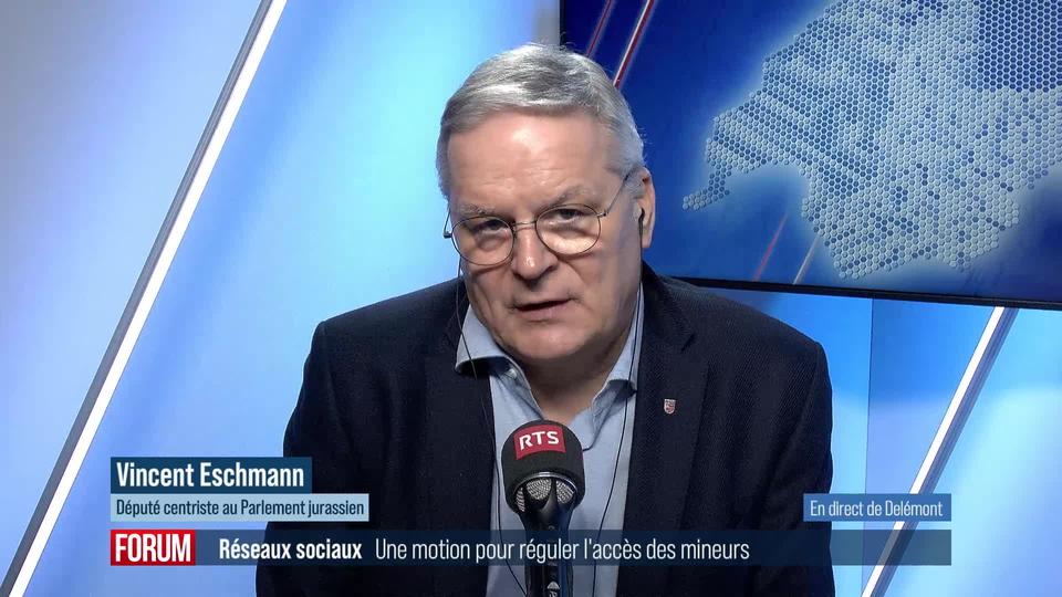 Une motion romande veut réguler l’accès des mineurs aux réseaux sociaux: interview de Vincent Eschmann (vidéo)