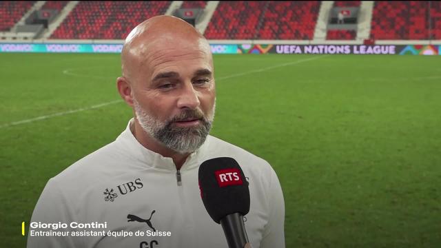 Football - Ligue des nations, Serbie - Suisse (2-0) : interview de Giorgio Contini, entraîneur assistant de l'équipe de Suisse