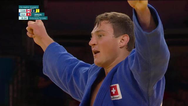 8es de finale, -100kg, messieurs: l'Argovien Daniel Eich continue sur sa lancée et se qualifie en quarts