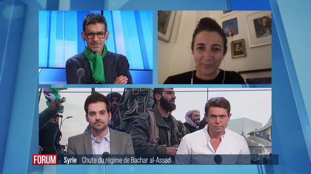 La chute du régime de Bachar al-Assad, les réactions de Liam Hamidi, Céline Martelet et Patrick Haenni