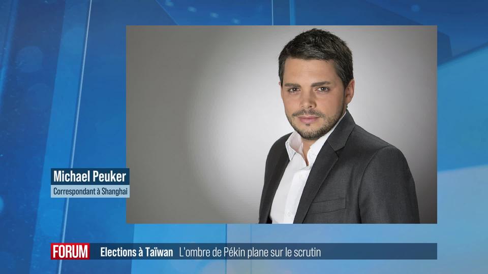 L’ombre de Pékin plane sur les élections à Taïwan