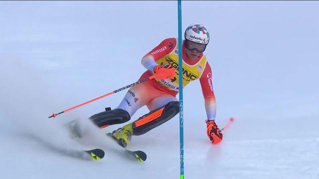 Alta Badia (ITA), slalom messieurs, 2e manche: Daniel Yule (SUI) dans le top-10