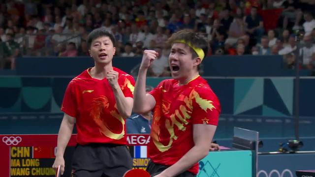 Par équipes, 1-2 finale messieurs: la Chine remporte les trois matches face à la France et les frères Lebrun