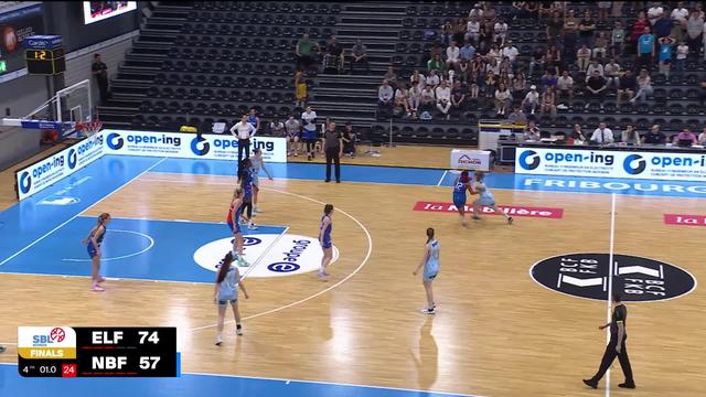 Basketball dames, Elfic Fribourg - Nyon Basket Féminin (74-57): les Fribourgeoises remporte le premier match