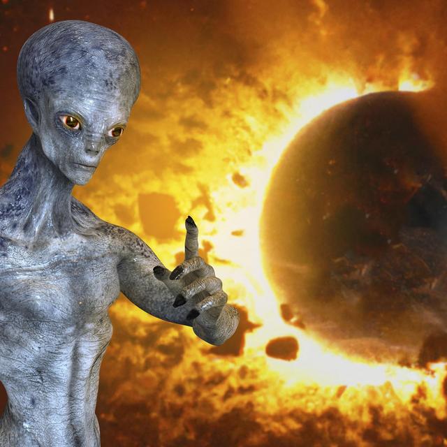 Alien, illustration informatique [KKO/Science Photo Library via AFP - Kateryna Kon]