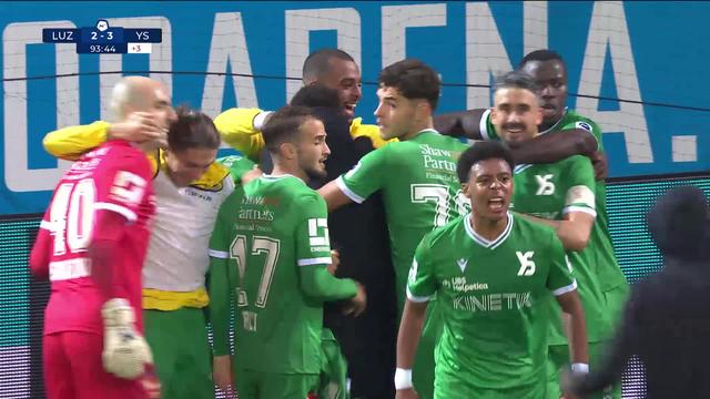 11e journée, Lucerne – Yverdon-Sport (2-3) : Yverdon arrache la victoire au terme d’un match complètement fou