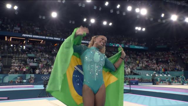 Exercices au sol, finale dames: La consécration pour Rebecca Andrade (BRA) qui remporte l'or olympique