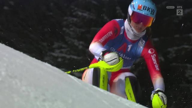 Flachau (AUT), slalom dames: Elena Stoffel (SUI)