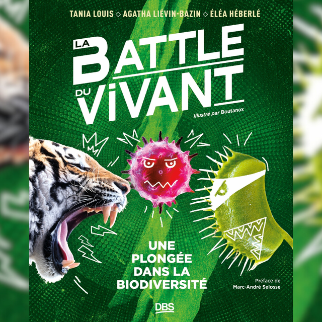 La couverture du livre "La battle du vivant" aux Éditions De Boeck Supérieur (2023). ["La battle du vivant" - Éditions De Boeck Supérieur]