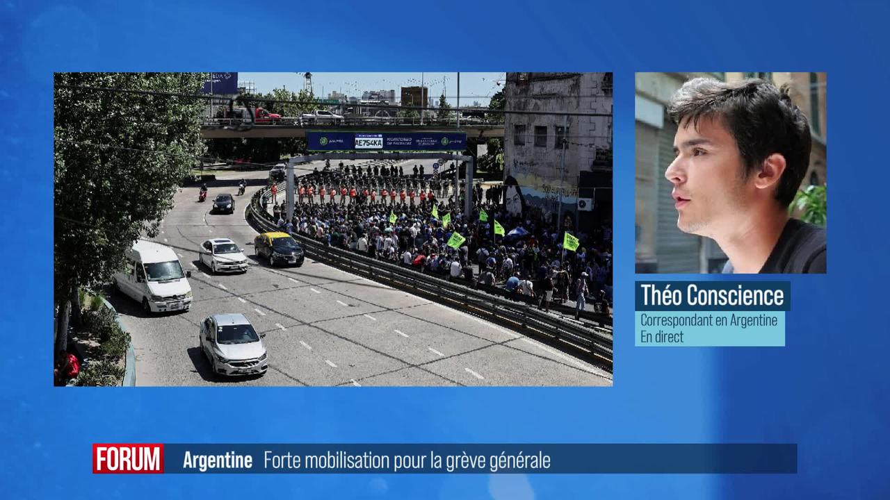 Forte mobilisation pour la grève générale en Argentine